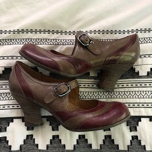 Maya Jupiter Heels 9 Taupe/Bordeaux